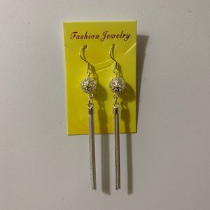 silver dangly earrings